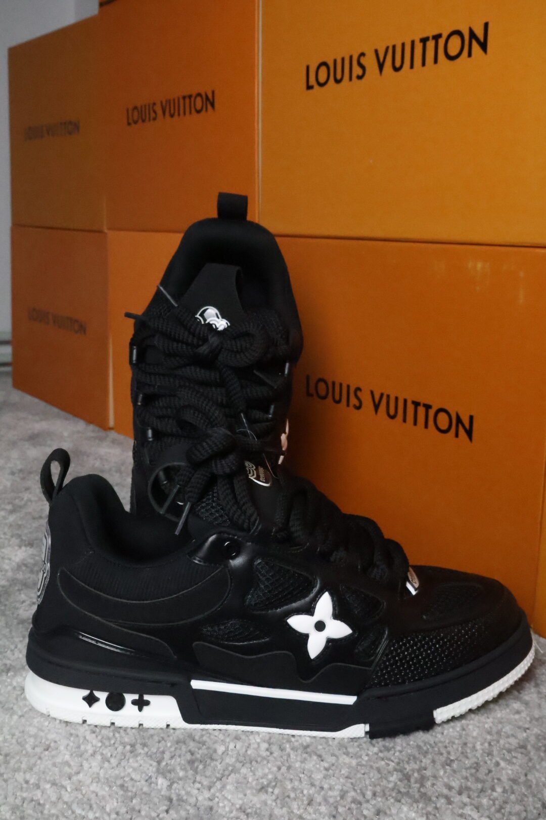 Louis Vuitton Skate “Black” Black/White